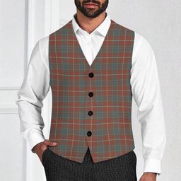 ScotsTee Shop Scottish MacConnell Weathered Tartan Waistcoat Sleeveless Suit Vest