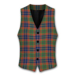 ScotsTee Shop Scottish Stephenson Old Modern Tartan Waistcoat Sleeveless Suit Vest