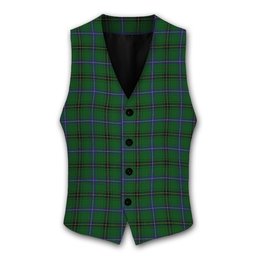 ScotsTee Shop Scottish Henderson MacKendrick Tartan Waistcoat Sleeveless Suit Vest