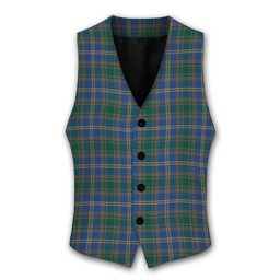 ScotsTee Shop Scottish Strange of Balkaskie Modern Tartan Waistcoat Sleeveless Suit Vest