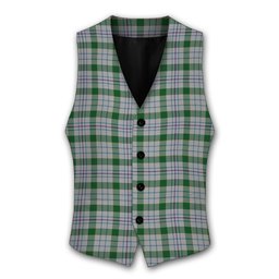 ScotsTee Shop Scottish Milne dress green Tartan Waistcoat Sleeveless Suit Vest