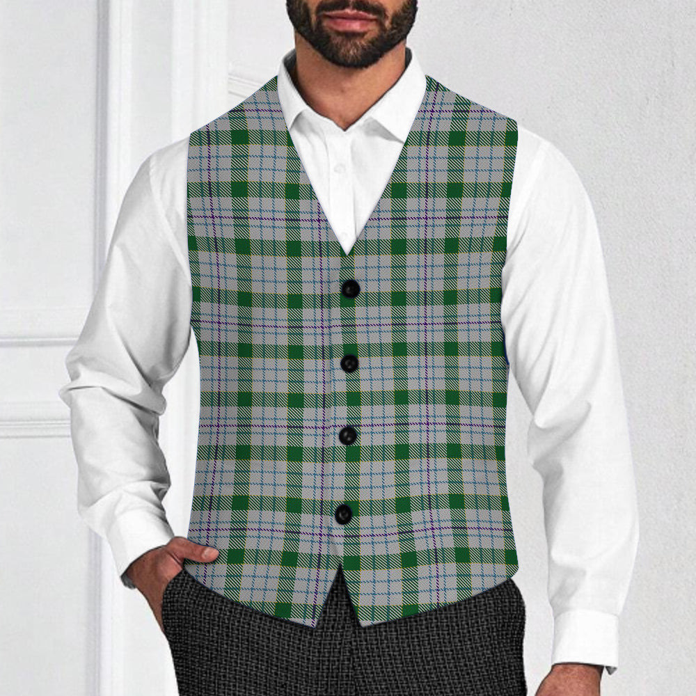 ScotsTee Shop Scottish Milne dress green Tartan Waistcoat Sleeveless Suit Vest
