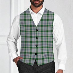 ScotsTee Shop Scottish Milne dress green Tartan Waistcoat Sleeveless Suit Vest