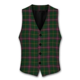 ScotsTee Shop Scottish Hall from Springbrook and Newtown Tartan Waistcoat Sleeveless Suit Vest