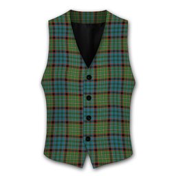 ScotsTee Shop Scottish MacNicol Hunting Ancient Tartan Waistcoat Sleeveless Suit Vest