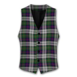 ScotsTee Shop Scottish MacCallum Dress - TD Tartan Waistcoat Sleeveless Suit Vest
