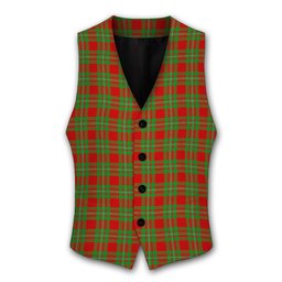 ScotsTee Shop Scottish Peter Tartan Waistcoat Sleeveless Suit Vest