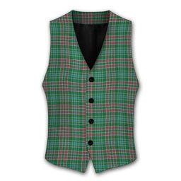 ScotsTee Shop Scottish Ralston USA Ancient Tartan Waistcoat Sleeveless Suit Vest