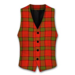 ScotsTee Shop Scottish Maxton Tartan Waistcoat Sleeveless Suit Vest