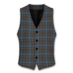 ScotsTee Shop Scottish Hanna of Leith yellow line Tartan Waistcoat Sleeveless Suit Vest