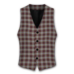 ScotsTee Shop Scottish MacInnes Ancient Hunting Tartan Waistcoat Sleeveless Suit Vest