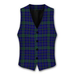 ScotsTee Shop Scottish Weir Tartan Waistcoat Sleeveless Suit Vest