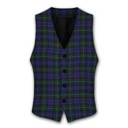 ScotsTee Shop Scottish Semple Tartan Waistcoat Sleeveless Suit Vest