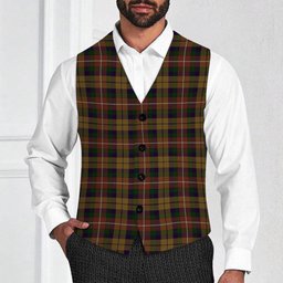 ScotsTee Shop Scottish YPO Dress Tartan Waistcoat Sleeveless Suit Vest