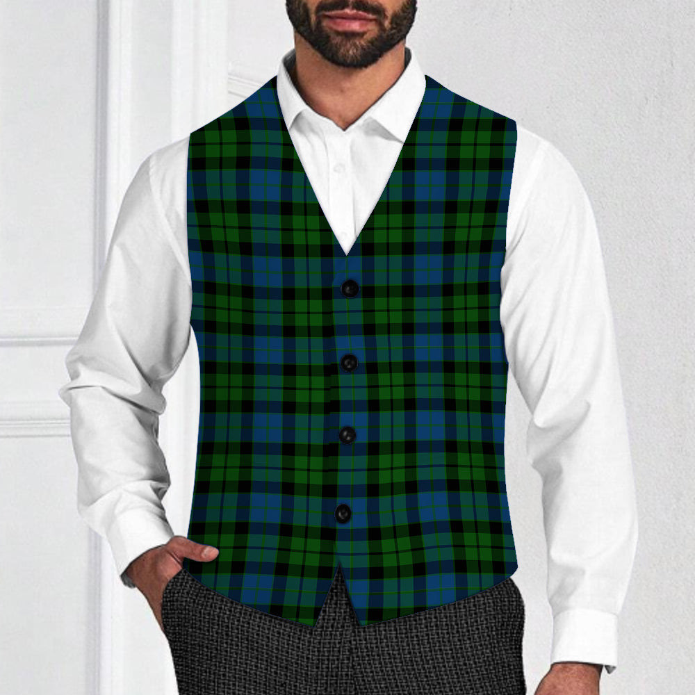 ScotsTee Shop Scottish McKie Tartan Waistcoat Sleeveless Suit Vest