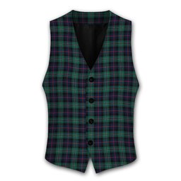ScotsTee Shop Scottish Rollo Hunting Tartan Waistcoat Sleeveless Suit Vest