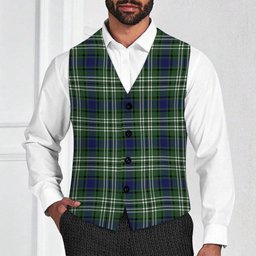 ScotsTee Shop Scottish Swinton Tartan Waistcoat Sleeveless Suit Vest