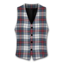ScotsTee Shop Scottish McBeth Dress Modern Tartan Waistcoat Sleeveless Suit Vest