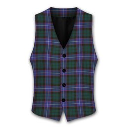 ScotsTee Shop Scottish Guthrie Modern Tartan Waistcoat Sleeveless Suit Vest