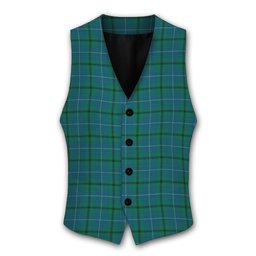 ScotsTee Shop Scottish Mayhew Tartan Waistcoat Sleeveless Suit Vest