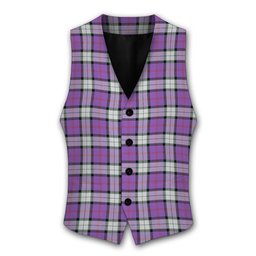 ScotsTee Shop Scottish Sinclair Dress (Dance) Ancient Clan Tartan Waistcoat Sleeveless Suit Vest