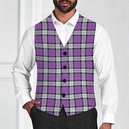 ScotsTee Shop Scottish Sinclair Dress (Dance) Ancient Clan Tartan Waistcoat Sleeveless Suit Vest