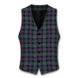 ScotsTee Shop Scottish Rose Hunting Modern Tartan Waistcoat Sleeveless Suit Vest