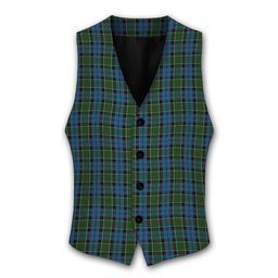 ScotsTee Shop Scottish Kirkpatrick Ancient Tartan Waistcoat Sleeveless Suit Vest