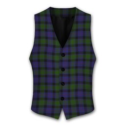 ScotsTee Shop Scottish MacTaggart Tartan Waistcoat Sleeveless Suit Vest
