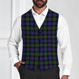 ScotsTee Shop Scottish MacTaggart Tartan Waistcoat Sleeveless Suit Vest