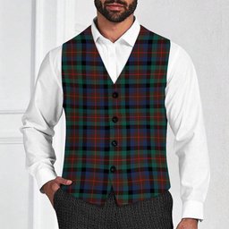 ScotsTee Shop Scottish Tennant Modern Tartan Waistcoat Sleeveless Suit Vest