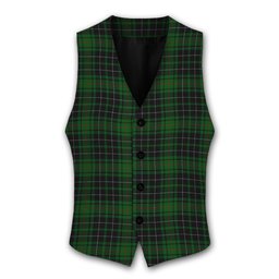 ScotsTee Shop Scottish McAuley Hunting Tartan Waistcoat Sleeveless Suit Vest