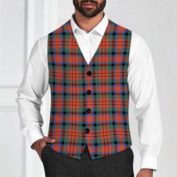 ScotsTee Shop Scottish McDuff Ancient Tartan Waistcoat Sleeveless Suit Vest
