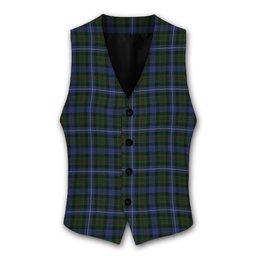 ScotsTee Shop Scottish Robertson Hunting Tartan Waistcoat Sleeveless Suit Vest