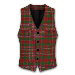 ScotsTee Shop Scottish McAlister Modern Tartan Waistcoat Sleeveless Suit Vest