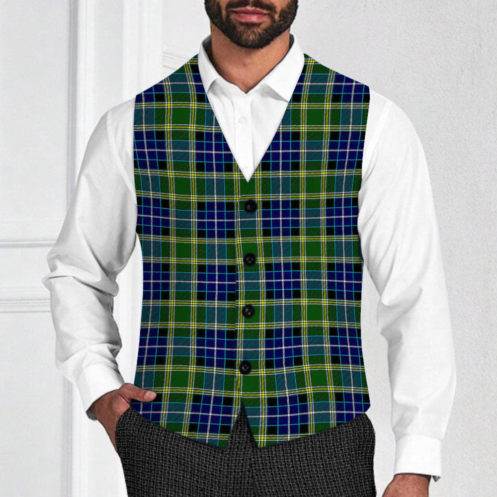 ScotsTee Shop Scottish McKellar Ancient Tartan Waistcoat Sleeveless Suit Vest