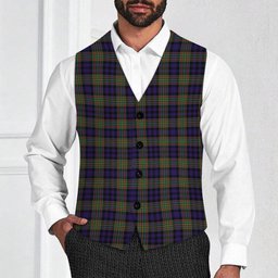 ScotsTee Shop Scottish McClellan Modern Tartan Waistcoat Sleeveless Suit Vest