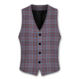 ScotsTee Shop Scottish Royal Canadian Air Force Ancient Tartan Waistcoat Sleeveless Suit Vest