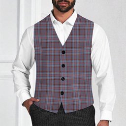 ScotsTee Shop Scottish Royal Canadian Air Force Ancient Tartan Waistcoat Sleeveless Suit Vest