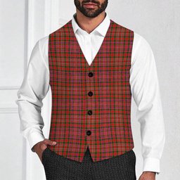 ScotsTee Shop Scottish MacAlister Modern SC Tartan Waistcoat Sleeveless Suit Vest