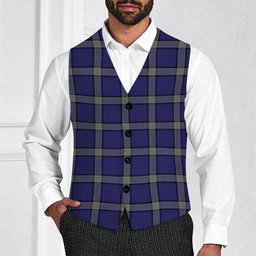 ScotsTee Shop Scottish Lloyd of Astargus Tartan Waistcoat Sleeveless Suit Vest