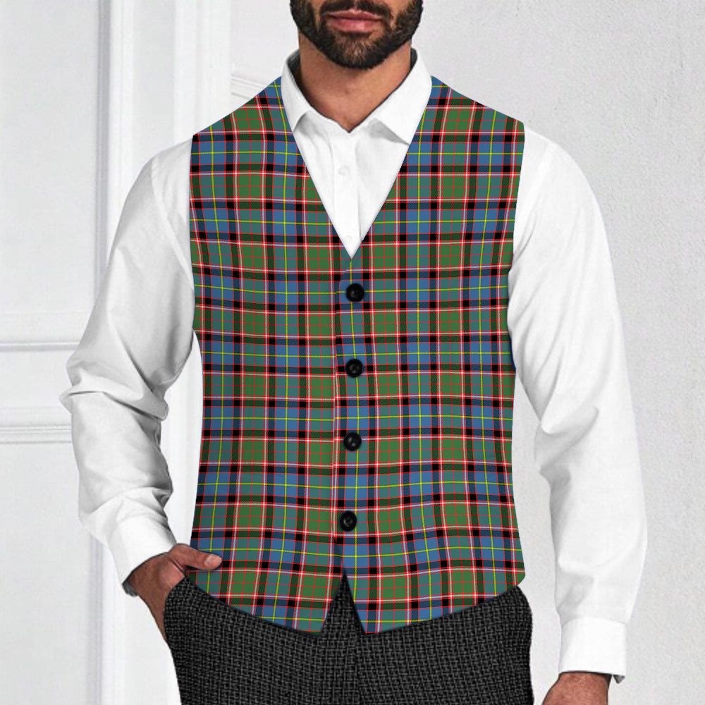 ScotsTee Shop Scottish Norvel Tartan Waistcoat Sleeveless Suit Vest
