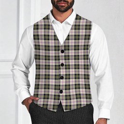 ScotsTee Shop Scottish MacPherson Dress Ancient Tartan Waistcoat Sleeveless Suit Vest