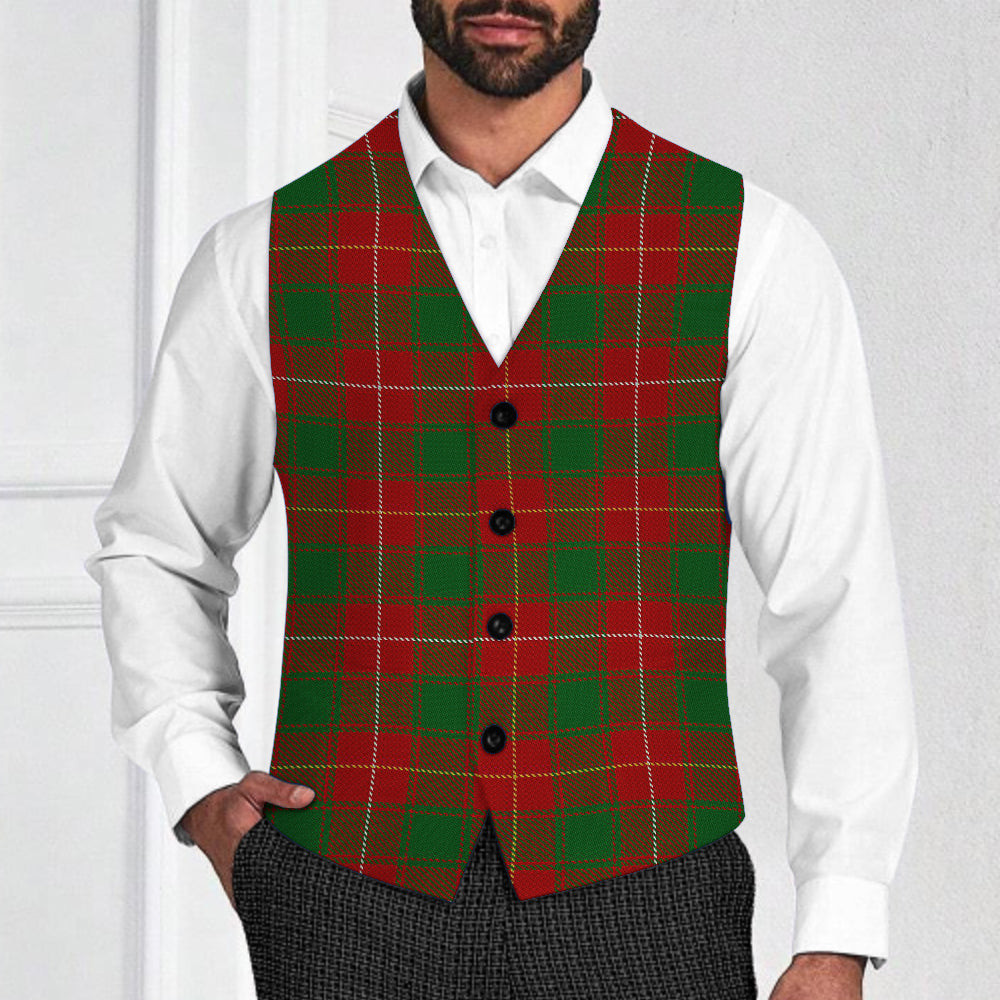 ScotsTee Shop Scottish MacFie Tartan Waistcoat Sleeveless Suit Vest