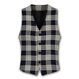ScotsTee Shop Scottish Kennison Tartan Waistcoat Sleeveless Suit Vest