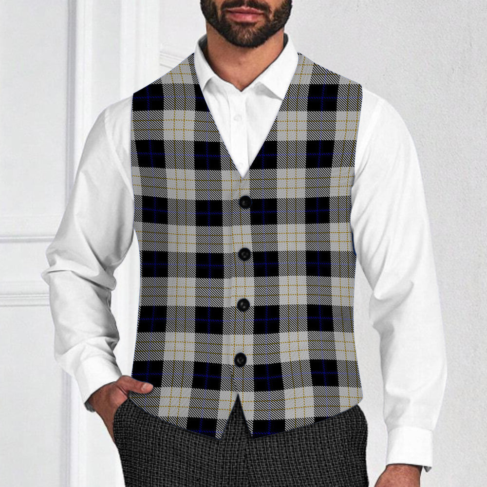 ScotsTee Shop Scottish Kennison Tartan Waistcoat Sleeveless Suit Vest