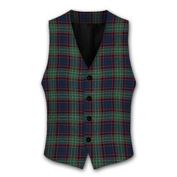 ScotsTee Shop Scottish MacNeacail Hunting Modern Tartan Waistcoat Sleeveless Suit Vest