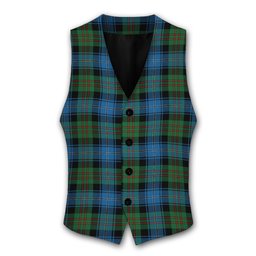 ScotsTee Shop Scottish Young Melvina Ancient Tartan Waistcoat Sleeveless Suit Vest