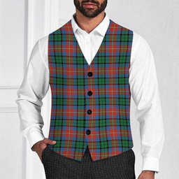 ScotsTee Shop Scottish Rattray of Lude Ancient Tartan Waistcoat Sleeveless Suit Vest