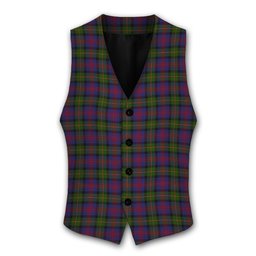 ScotsTee Shop Scottish McLennan Tartan Waistcoat Sleeveless Suit Vest